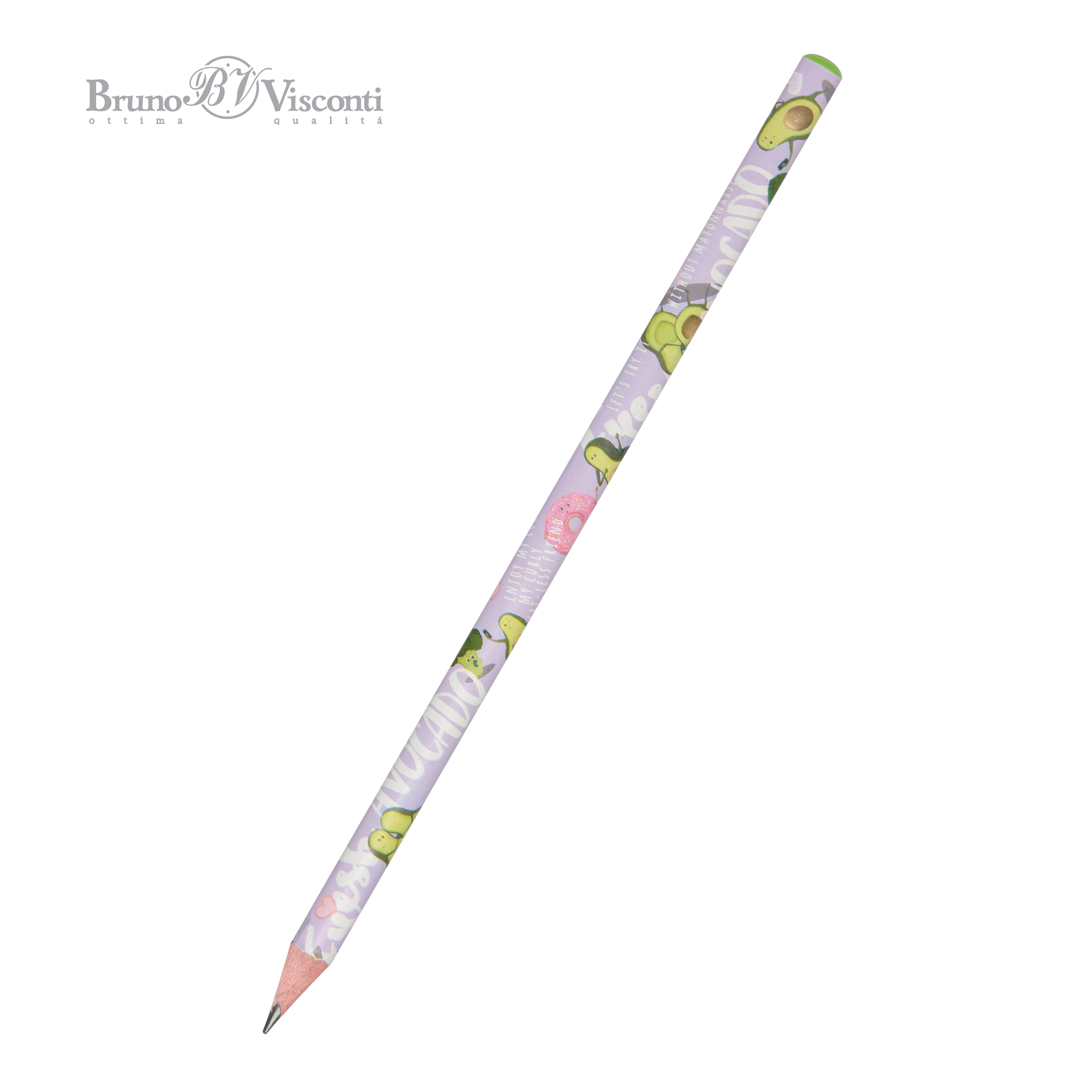 КАРАНДАШ ЧЕРНОГРАФИТОВЫЙ "HappyGraphix. Авокадо. Селфи" НВ КАРАНДАШ ЧЕРНОГРАФИТОВЫЙ "HappyGraphix. Авокадо. Селфи" НВ