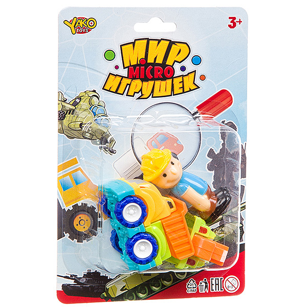 Конструктор серия Мир micro Игрушек, CRD 13,5х20х3 см, арт. M7582 Конструктор серия Мир micro Игрушек, CRD 13,5х20х3 см, арт. M7582