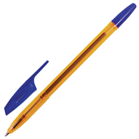 Ручка шариковая BRAUBERG "X-333" AMBER, СИНЯЯ, корпус тонированный Ручка шариковая BRAUBERG "X-333" AMBER, СИНЯЯ, корпус тонированный