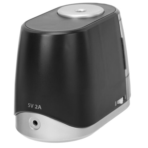 Точилка электрическая BRAUBERG ONE фреза с автостопом, 4 батарейки AA/USB (под Точилка электрическая BRAUBERG ONE фреза с автостопом, 4 батарейки AA/USB (под