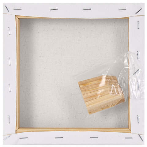 Холст на подрамнике BRAUBERG ART BASIC, 20х20 см, 280 г/м2, хлопок, мелкое Холст на подрамнике BRAUBERG ART BASIC, 20х20 см, 280 г/м2, хлопок, мелкое