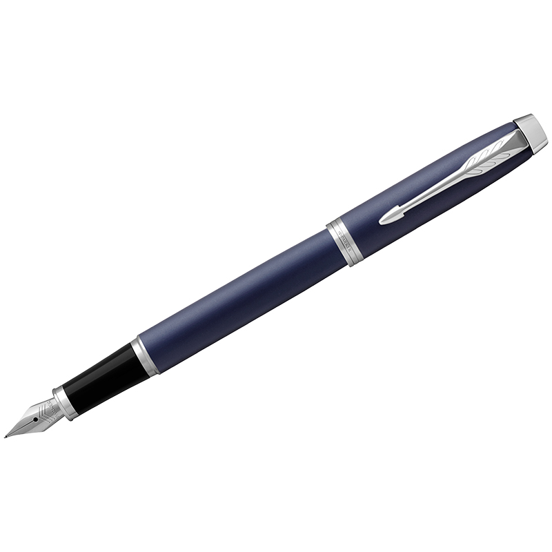 Ручка перьевая Parker "IM Matte Blue CT" синяя, 0,8мм, подарочная Ручка перьевая Parker "IM Matte Blue CT" синяя, 0,8мм, подарочная