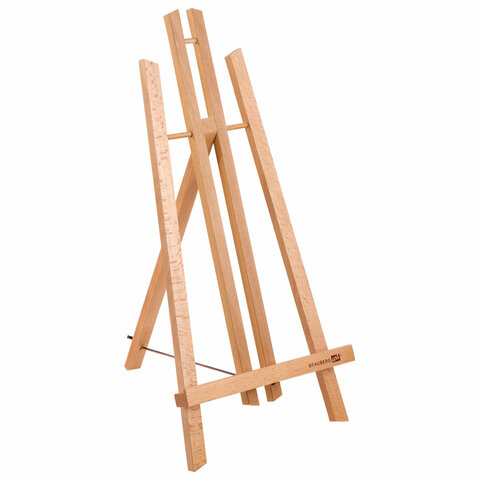 Мольберт настольный из бука 24х30х46 см, высота холста до 50 см, лакированный,