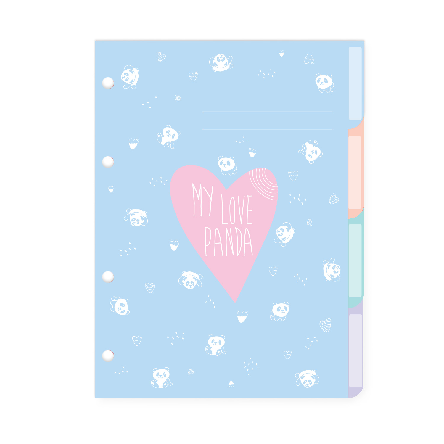 КОМПЛЕКТ РАЗДЕЛИТЕЛЕЙ ДЛЯ ТЕТРАДИ НА КОЛЬЦАХ А5, 4 Л. "MY LOVE" КОМПЛЕКТ РАЗДЕЛИТЕЛЕЙ ДЛЯ ТЕТРАДИ НА КОЛЬЦАХ А5, 4 Л. "MY LOVE"