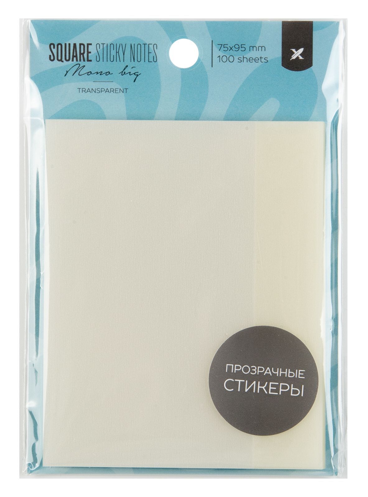 Блок самоклеящийся прозрачный LOREX TRANSPARENT MONO BIG 75x95 мм 1 шт 100 л. Блок самоклеящийся прозрачный LOREX TRANSPARENT MONO BIG 75x95 мм 1 шт 100 л.