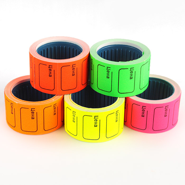 Ценник 20*30мм "Darvish" цветной