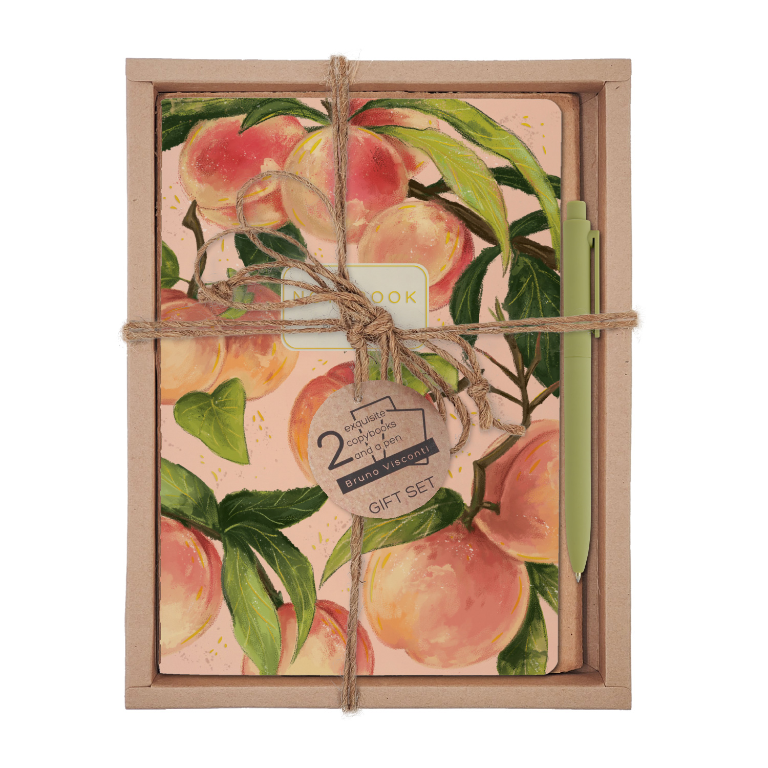 НАБОР ПОДАРОЧНЫЙ "FLORA.PARADISE.Персики" (ДВЕ ТЕТРАДИ BV И РУЧКА) НАБОР ПОДАРОЧНЫЙ "FLORA.PARADISE.Персики" (ДВЕ ТЕТРАДИ BV И РУЧКА)