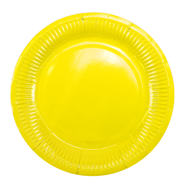 Тарелки Yellow 18 см 6 шт бумажные ламинированные Тарелки Yellow 18 см 6 шт бумажные ламинированные