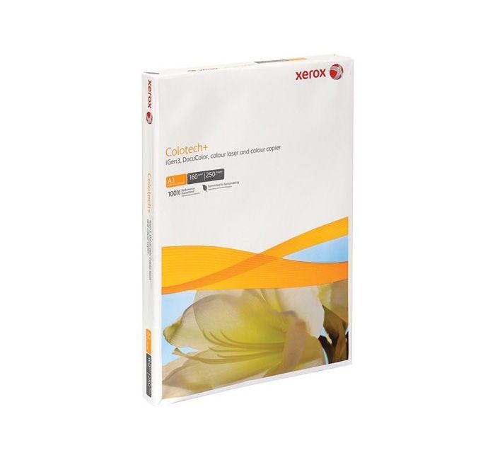 Бумага для полноцветной лазерной печати Xerox Colotech Plus А3, 160 г/м2, 250 л. Бумага для полноцветной лазерной печати Xerox Colotech Plus А3, 160 г/м2, 250 л.