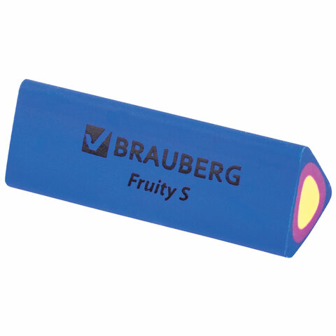 Ластик BRAUBERG "Fruity S", 44х15х15 мм, ассорти, термопластичная Ластик BRAUBERG "Fruity S", 44х15х15 мм, ассорти, термопластичная