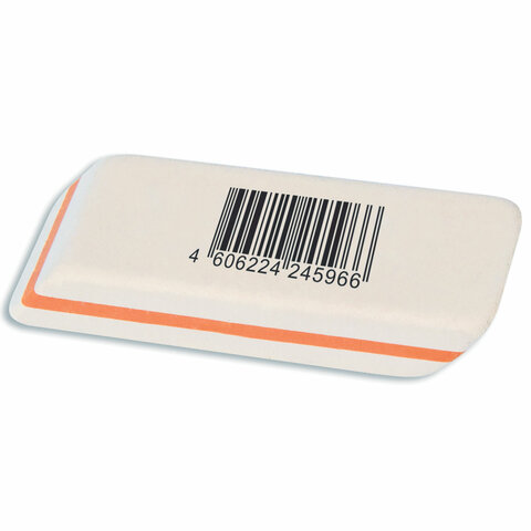 Ластик BRAUBERG "Ultra", 50х14х8 мм, белый, детали ассорти,