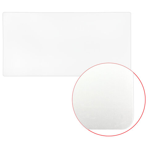 Коврик-подкладка настольный сверхпрочный 600х1200 мм, прозрачный, 0,8 мм, Коврик-подкладка настольный сверхпрочный 600х1200 мм, прозрачный, 0,8 мм,