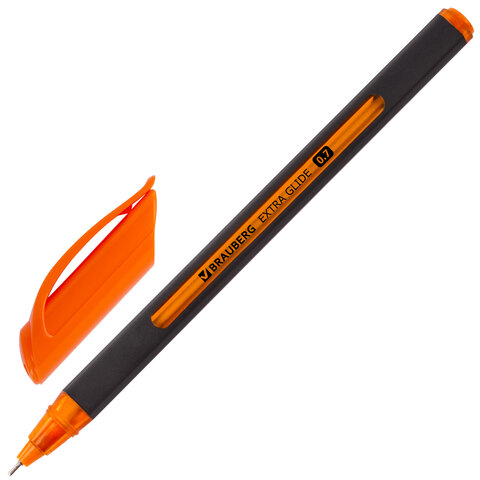 Ручка шариковая масляная BRAUBERG "Extra Glide Soft Color", СИНЯЯ, Ручка шариковая масляная BRAUBERG "Extra Glide Soft Color", СИНЯЯ,