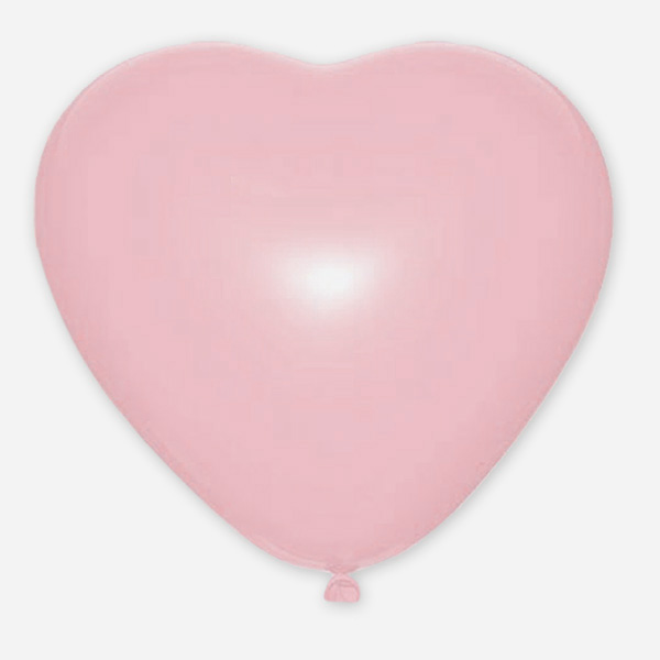 15"/38см Сердце Пастель PINK 50шт 15"/38см Сердце Пастель PINK 50шт