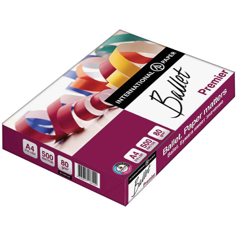 Бумага "Ballet Premier" А4, 80г/м2, 500л., 161%: штр.: 4605817103102 Бумага "Ballet Premier" А4, 80г/м2, 500л., 161%: штр.: 4605817103102