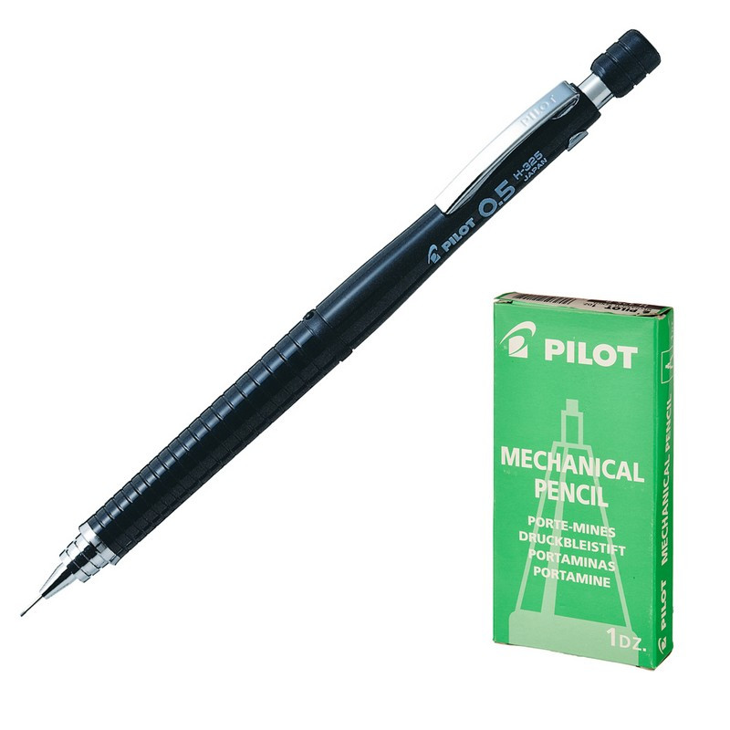 Карандаш механический PILOT H-325 0,5мм черный Япония штр. 4902505221453 Карандаш механический PILOT H-325 0,5мм черный Япония штр. 4902505221453