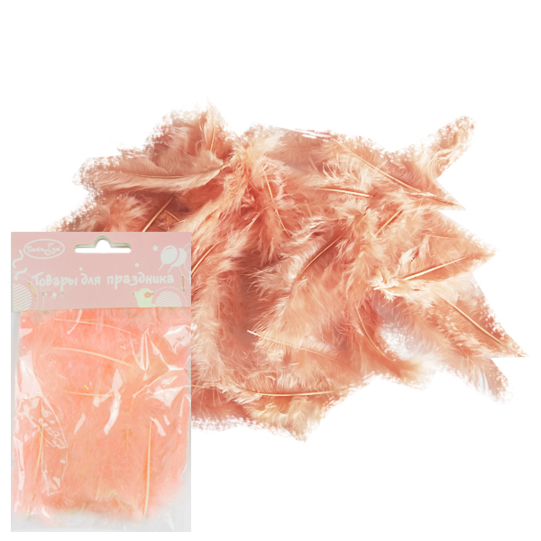Перья Rose/gold 30 шт Перья Rose/gold 30 шт