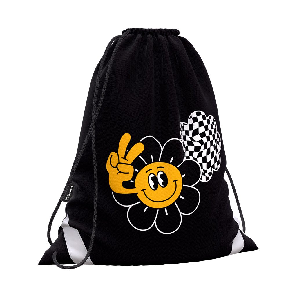 Мешок для обуви ErichKrause 365x440мм Positive Vibe Мешок для обуви ErichKrause 365x440мм Positive Vibe