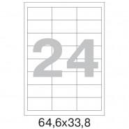 Этикетки самоклеящиеся Office Label 64,6х33,8 мм /24 шт. на листА4 (100 ли