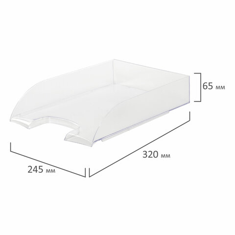 Лоток горизонтальный для бумаг BRAUBERG "Office style", 320х245х65 мм, Лоток горизонтальный для бумаг BRAUBERG "Office style", 320х245х65 мм,