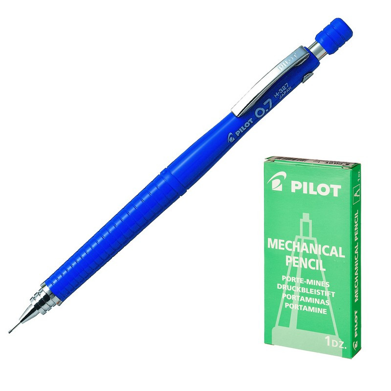 Карандаш механический PILOT H-327 0,7мм синий Япония штр. 4902505221521, Карандаш механический PILOT H-327 0,7мм синий Япония штр. 4902505221521,