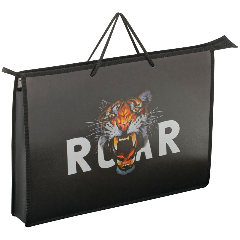 Папка для чертежей и рисунков А3 ArtSpace "Tiger", пластик, 70мм, на Папка для чертежей и рисунков А3 ArtSpace "Tiger", пластик, 70мм, на