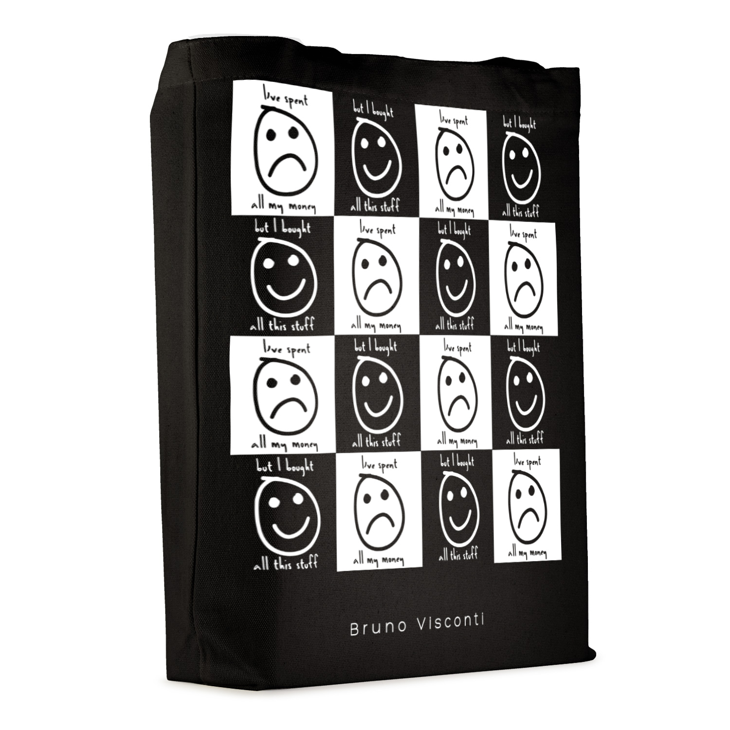 СУМКА-ШОППЕР BLACK "НАСТРОЕНИЕ" 34х36 см