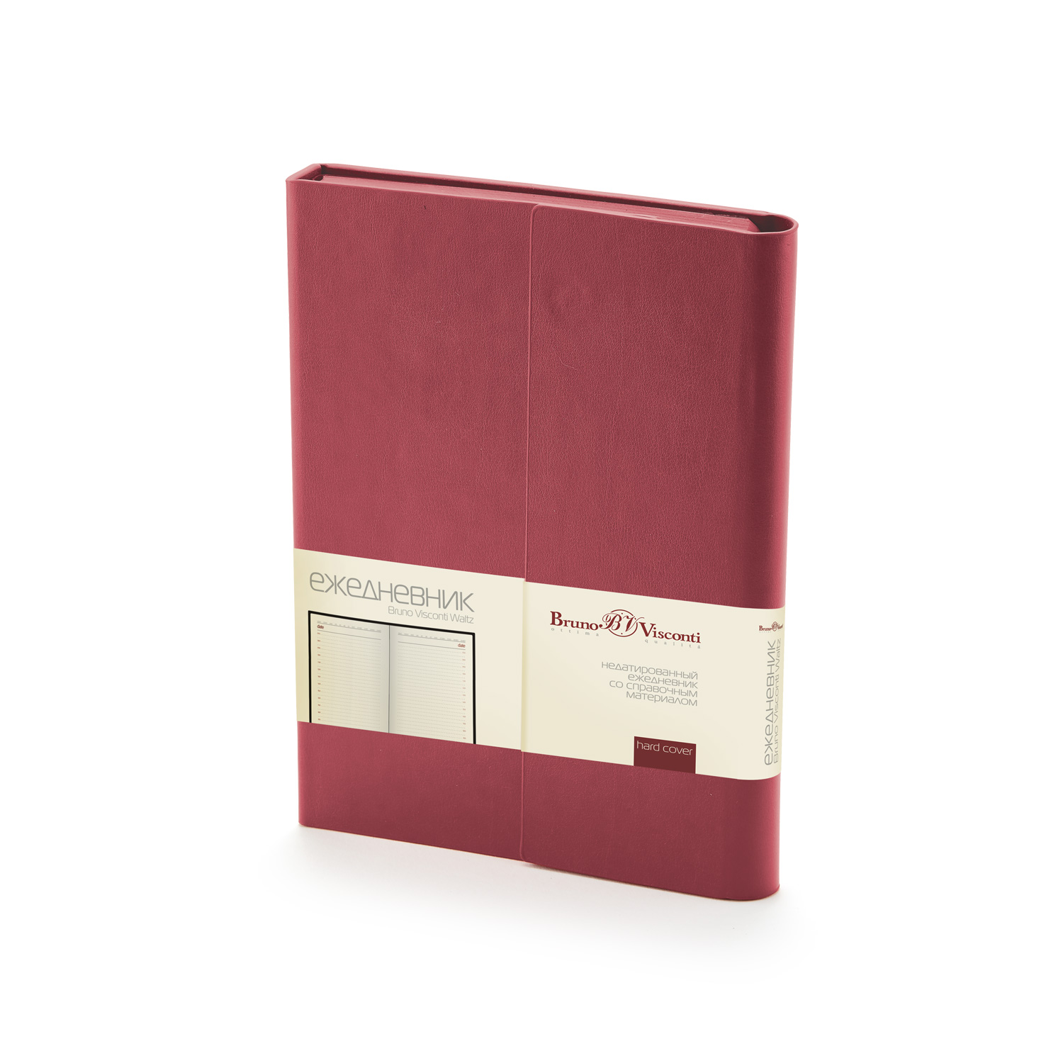 ЕЖЕДНЕВНИК С МАГНИТНЫМ КЛАПАНОМ, А5 "WALTZ", (БОРДОВЫЙ)