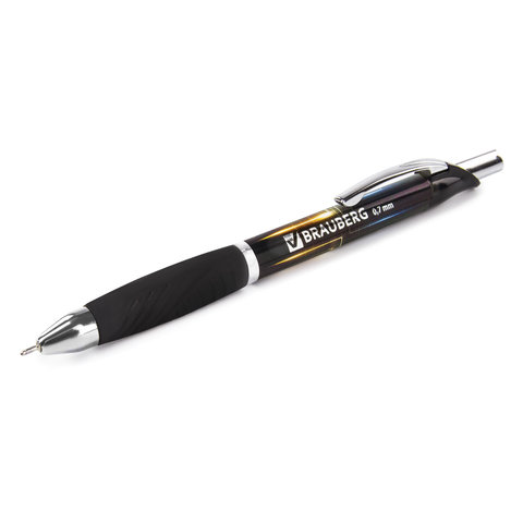 Ручка шариковая масляная автоматическая с грипом BRAUBERG Ручка шариковая масляная автоматическая с грипом BRAUBERG