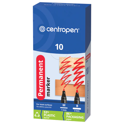 Маркер перманентный CENTROPEN 2846, ЗЕЛЕНЫЙ тонкий наконечник, 1 мм, 628469410 Маркер перманентный CENTROPEN 2846, ЗЕЛЕНЫЙ тонкий наконечник, 1 мм, 628469410