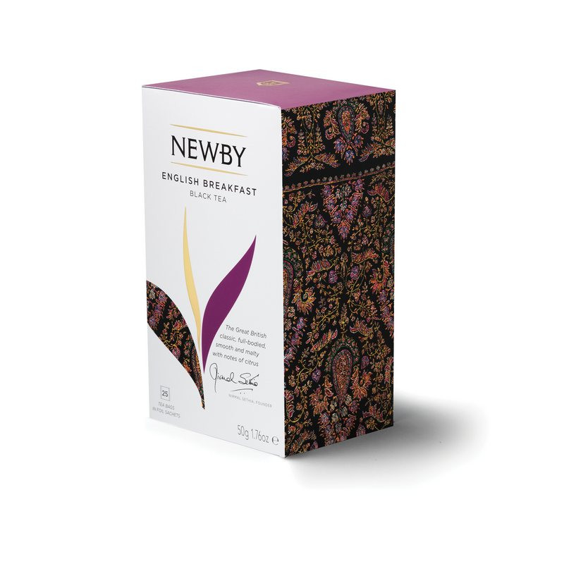 Чай Newby Английский Завтрак черный 25 пакетиков Чай Newby Английский Завтрак черный 25 пакетиков