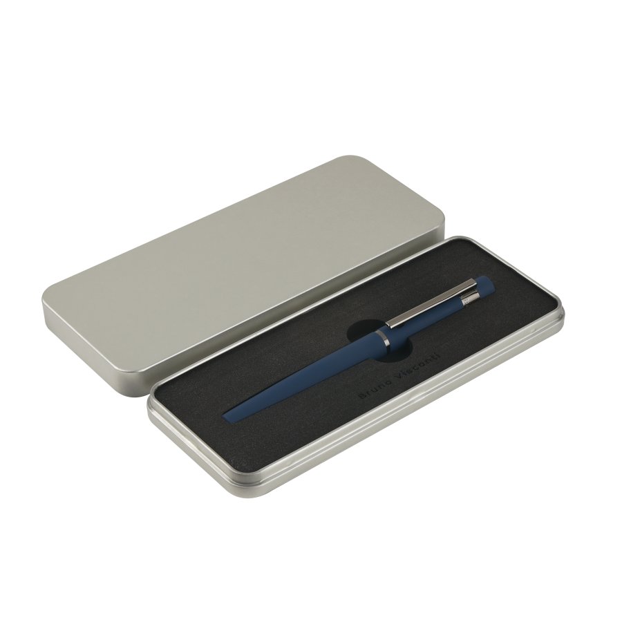 РУЧКА "VERONA" ПЕРЬЕВАЯ В БОЛЬШОМ МЕТАЛЛ. PREMIUM ФУТЛЯРЕ 0.7 ММ,