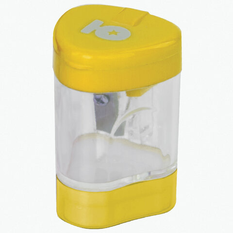 Точилка ЮНЛАНДИЯ "Трио +", со стирательной резинкой, с контейнером, Точилка ЮНЛАНДИЯ "Трио +", со стирательной резинкой, с контейнером,