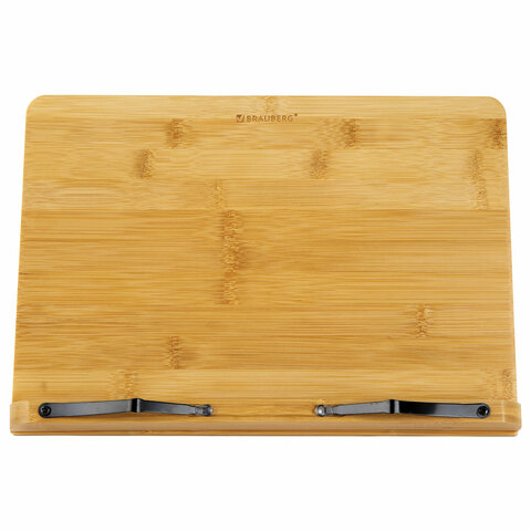 Подставка для книг и планшетов большая бамбуковая BRAUBERG, 34х24 см, Подставка для книг и планшетов большая бамбуковая BRAUBERG, 34х24 см,