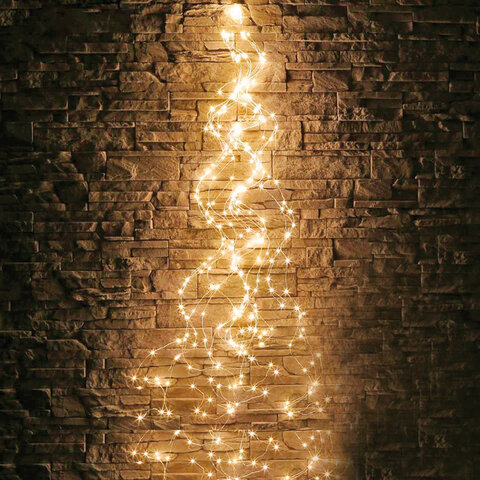 Электрогирлянда-конский хвост комнатная, 2 м, 200 LED, тёплый белый, 220 V, Электрогирлянда-конский хвост комнатная, 2 м, 200 LED, тёплый белый, 220 V,