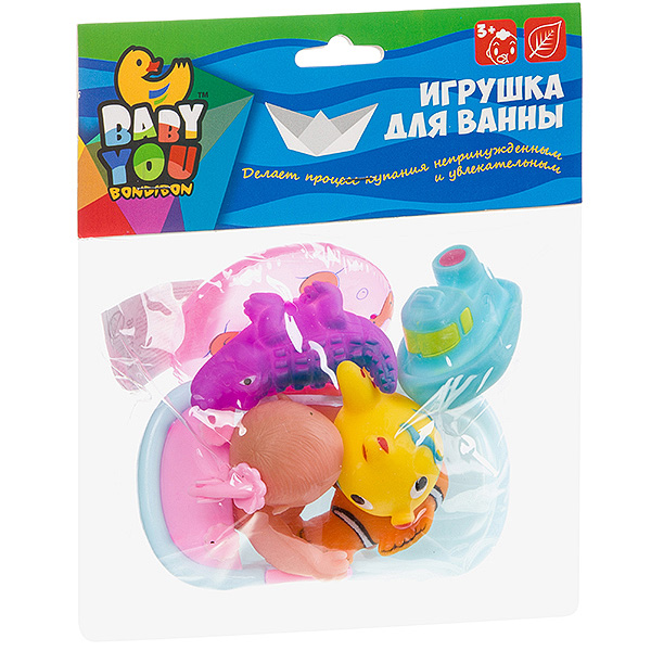 Набор игрушек для купания, BONDIBON, пупс, ванночка, круг, рыбки, крокодил, Набор игрушек для купания, BONDIBON, пупс, ванночка, круг, рыбки, крокодил,