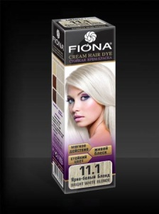 Fiona Крем-краска Ярко белый блонд 11.1/6111 Fiona Крем-краска Ярко белый блонд 11.1/6111