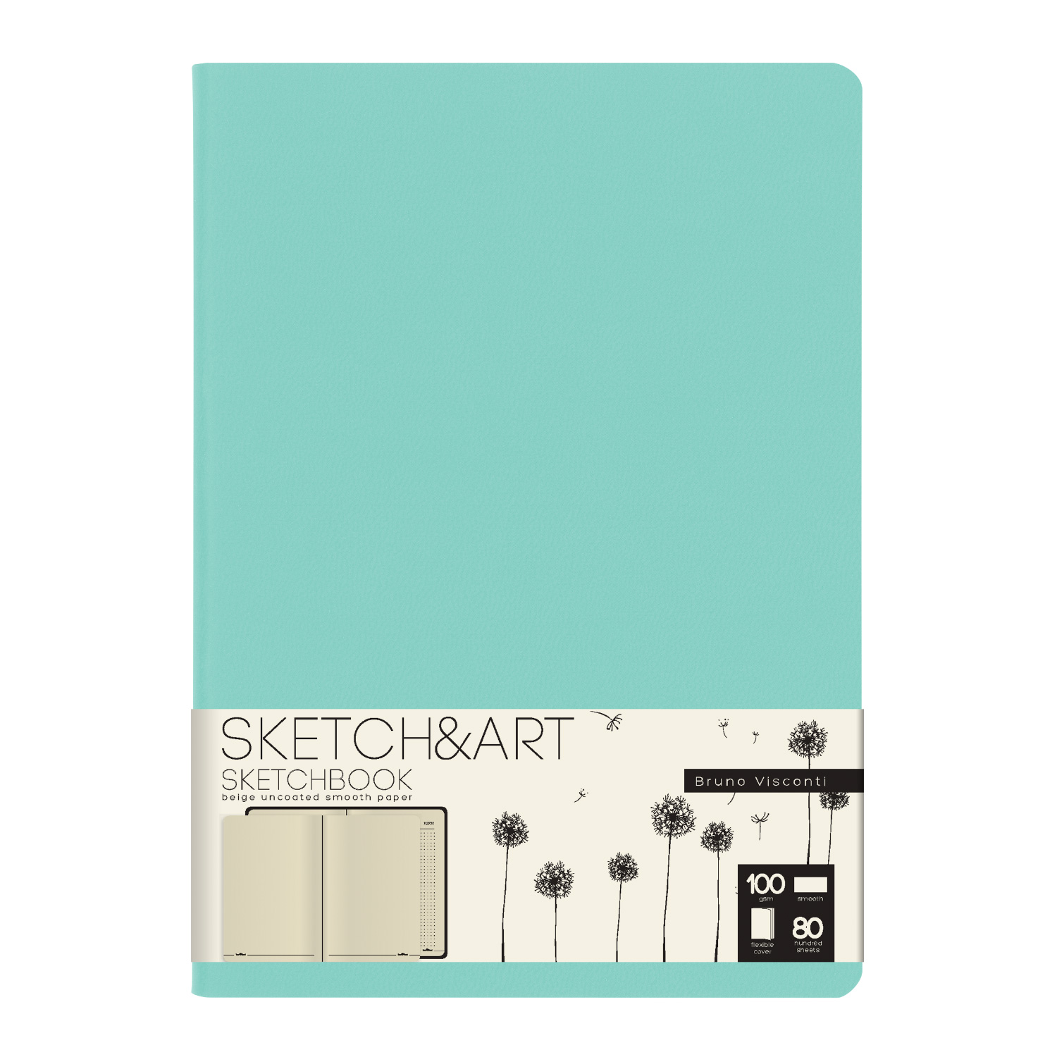 SKETCHBOOK SKETCH&ART BV, ZEFIR, 179х250 мм, 80 л., БЕЖЕВЫЙ 100 гр. В МЯГКОМ SKETCHBOOK SKETCH&ART BV, ZEFIR, 179х250 мм, 80 л., БЕЖЕВЫЙ 100 гр. В МЯГКОМ
