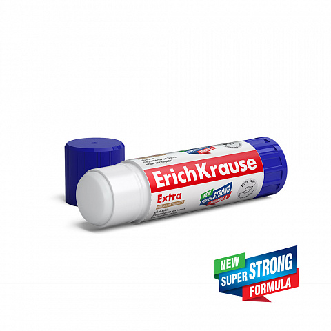 Клей-карандаш ErichKrause Extra, 15г (в коробке-дисплее по 20 штук)