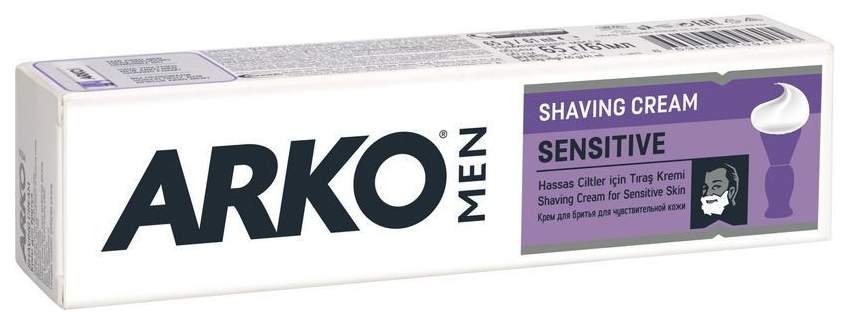 ARKO MEN крем для бритья 65гр. SENSETIV (голубой) арт.508150 ARKO MEN крем для бритья 65гр. SENSETIV (голубой) арт.508150