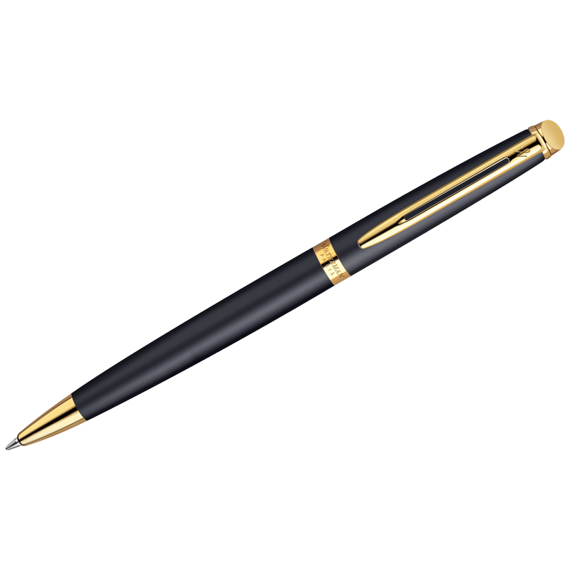 Ручка шариковая Waterman "Hemisphere Matt Black GT" синяя, 1,0мм, Ручка шариковая Waterman "Hemisphere Matt Black GT" синяя, 1,0мм,