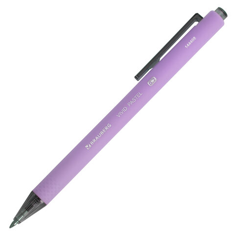 Ручки шариковые автоматические BRAUBERG "VIVID PASTEL", СИНИЕ, НАБОР 4 Ручки шариковые автоматические BRAUBERG "VIVID PASTEL", СИНИЕ, НАБОР 4
