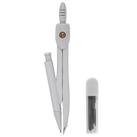 Готовальня STAFF "College" 2 предмета: циркуль 120 мм, запасные Готовальня STAFF "College" 2 предмета: циркуль 120 мм, запасные