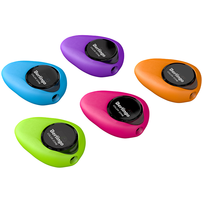 Ластик-точилка Berlingo "Color Zone", 1 отверстие, контейнер, цвета Ластик-точилка Berlingo "Color Zone", 1 отверстие, контейнер, цвета