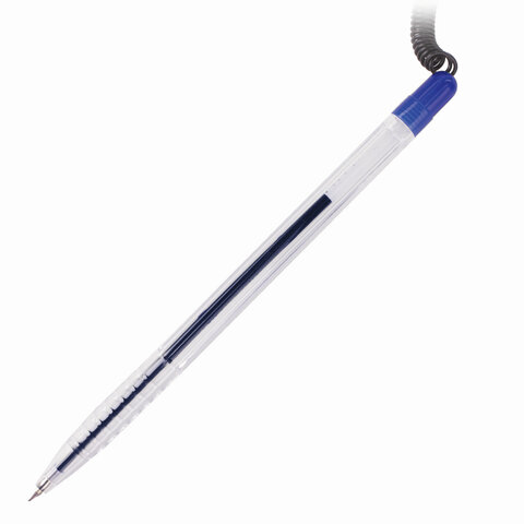 Ручка шариковая настольная BRAUBERG "Counter Pen", СИНЯЯ, пружинка, Ручка шариковая настольная BRAUBERG "Counter Pen", СИНЯЯ, пружинка,
