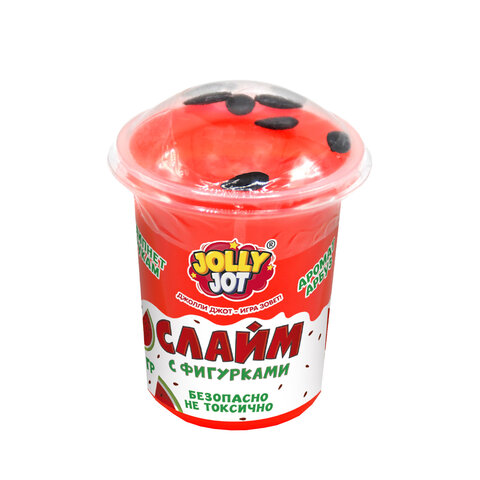 Слайм с фигурками, вкусняшки, 200 г, АССОРТИ 6 видов, JOLLY JOT (ДЖОЛЛИ ДЖОТ),