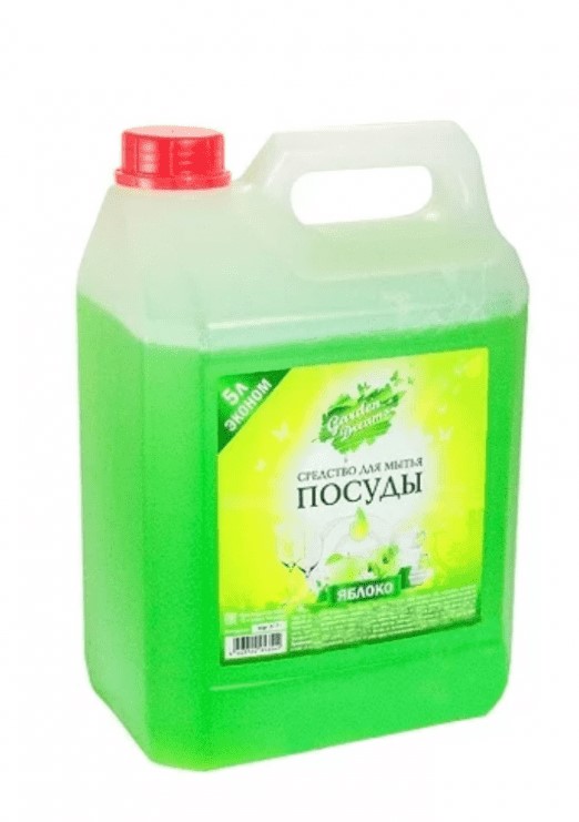 Garden Dreams средство для посуды 5л Яблоко канистра *1 без коробки Garden Dreams средство для посуды 5л Яблоко канистра *1 без коробки