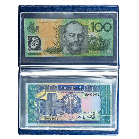 Альбом нумизмата для 24 бон (купюр), 125х185 мм, ПВХ, синий, STAFF, 238079 Альбом нумизмата для 24 бон (купюр), 125х185 мм, ПВХ, синий, STAFF, 238079