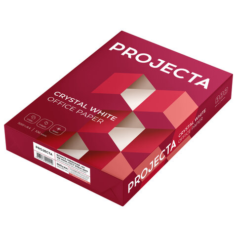 Бумага офисная А4, 80 г/м2, 500 л., марка А, PROJECTA, Россия, 168% (CIE) Бумага офисная А4, 80 г/м2, 500 л., марка А, PROJECTA, Россия, 168% (CIE)
