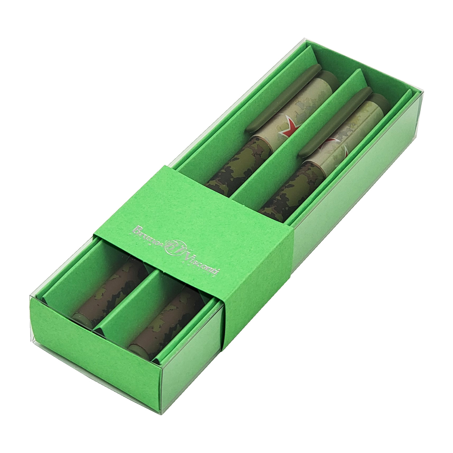 НАБОР ИЗ 2-Х РУЧЕК "FunWrite. Military" ШАРИКОВАЯ, 0.5 ММ, СИНЯЯ НАБОР ИЗ 2-Х РУЧЕК "FunWrite. Military" ШАРИКОВАЯ, 0.5 ММ, СИНЯЯ